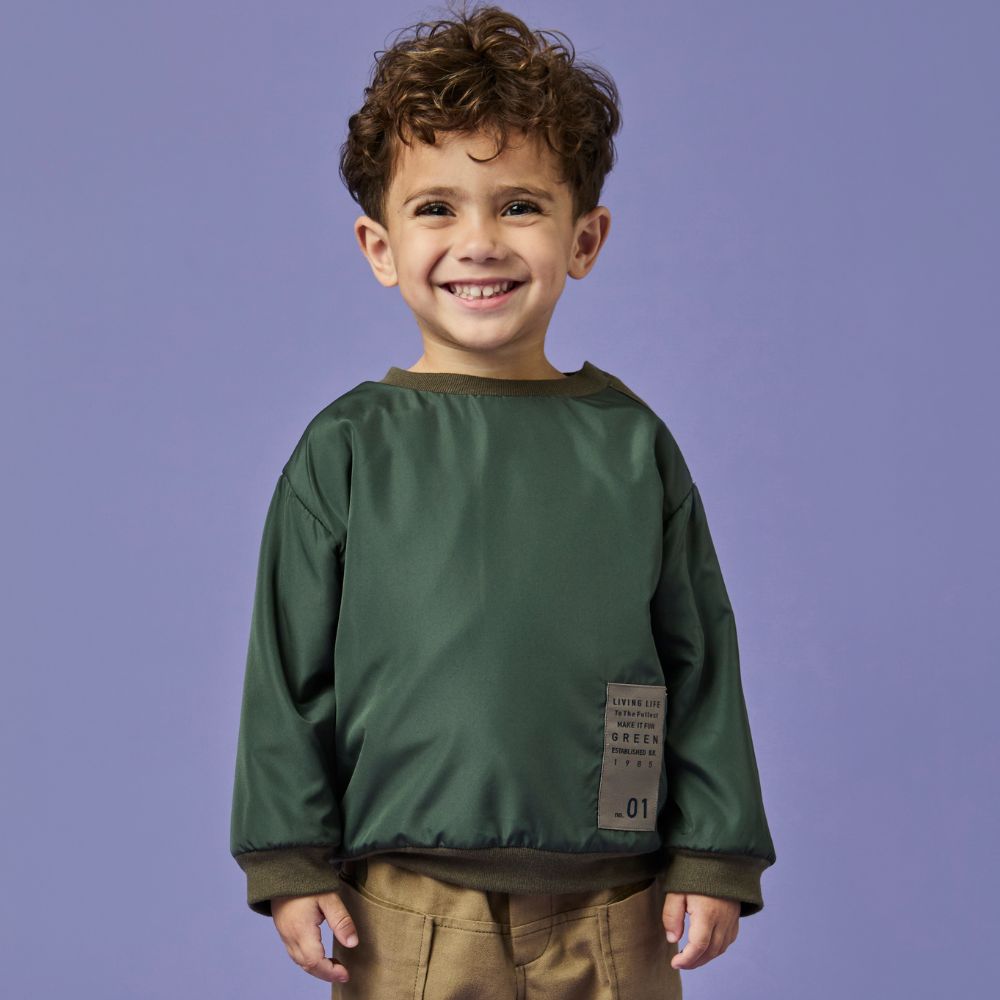 Blusão Toddler Menino Saran ML Verde