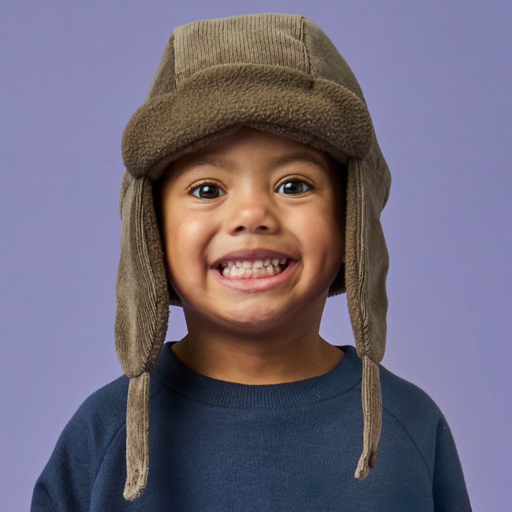 Chapéu Infantil Menino Aviador Marrom