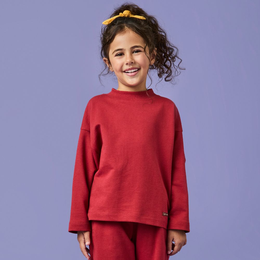 Blusa Infantil Menina Vento Vermelha