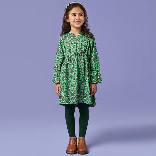 Vestido Infantil Menina Nômade ML Verde