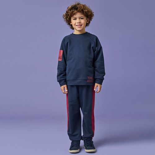 Conjunto Infantil Menino Yum ML Azul