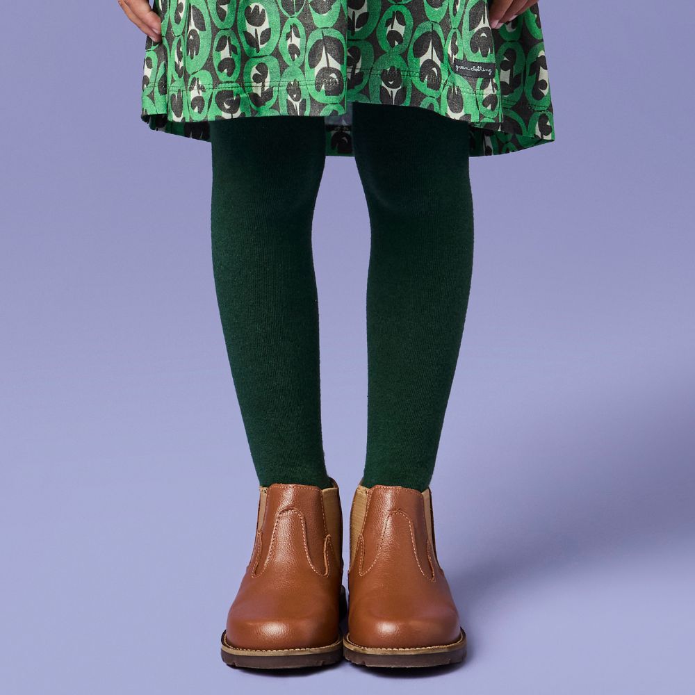 Meia Calça Infantil Menina Green Verde