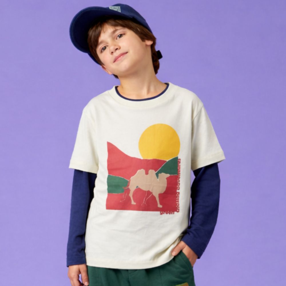 Camiseta Infantil Menino Aventuras Cru