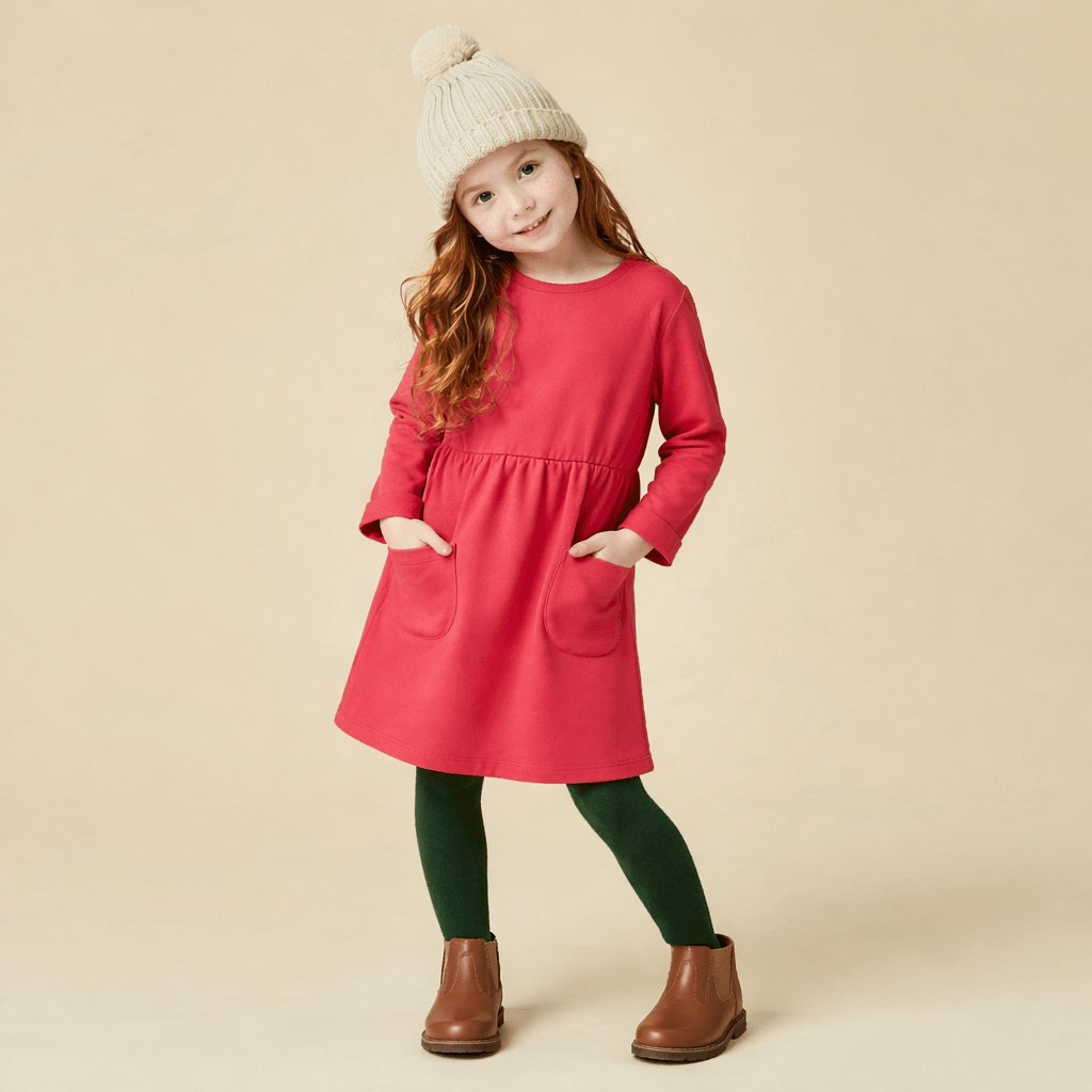 Vestido Infantil Menina Neve ML Vermelho