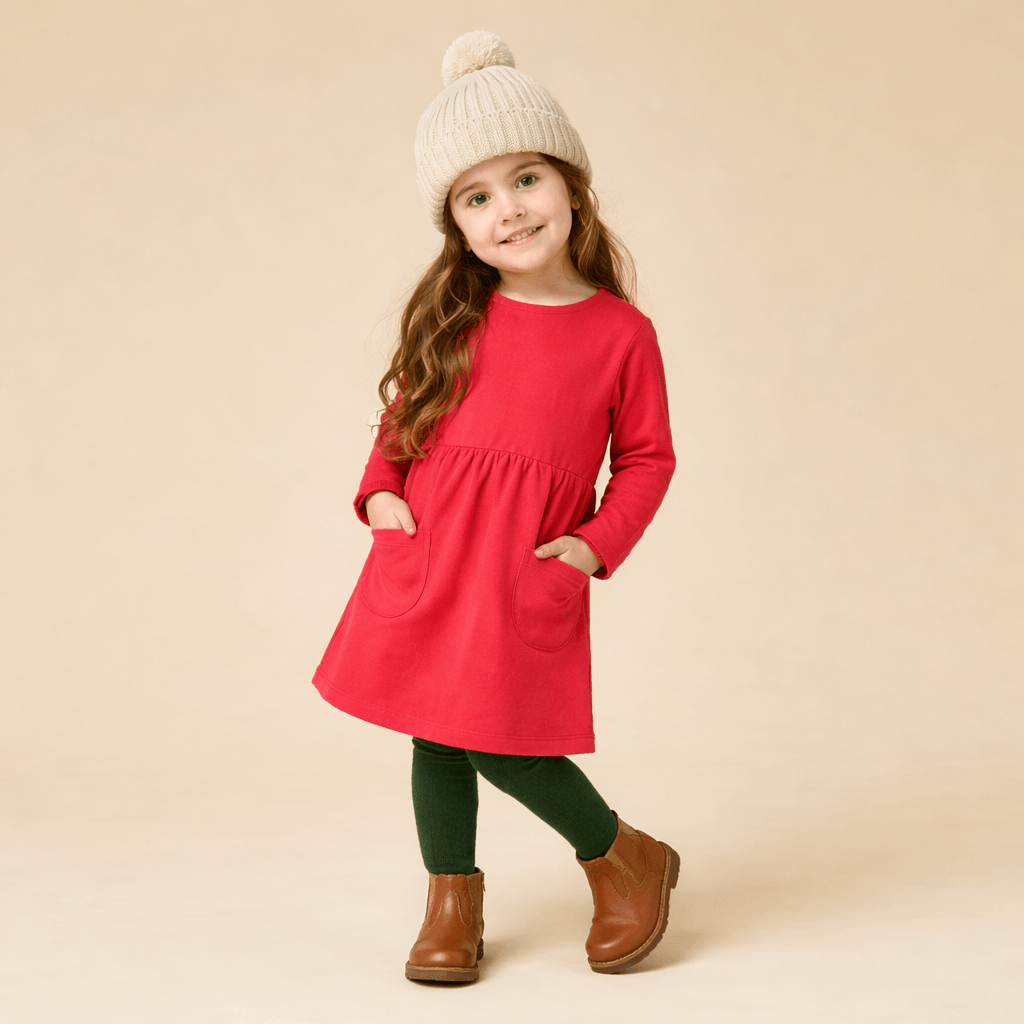 Vestido Toddler Menina Liv ML Vermelho