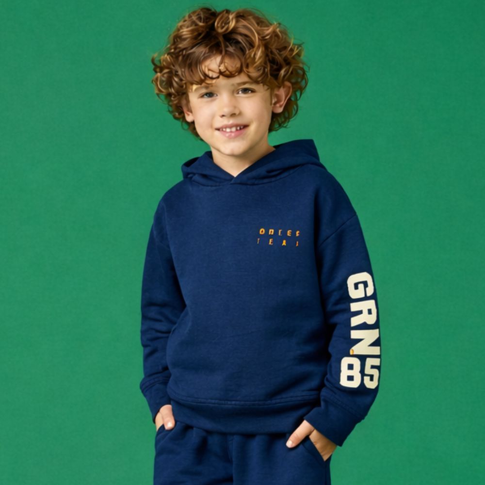 Blusão Infantil Menino GRN85 ML Azul