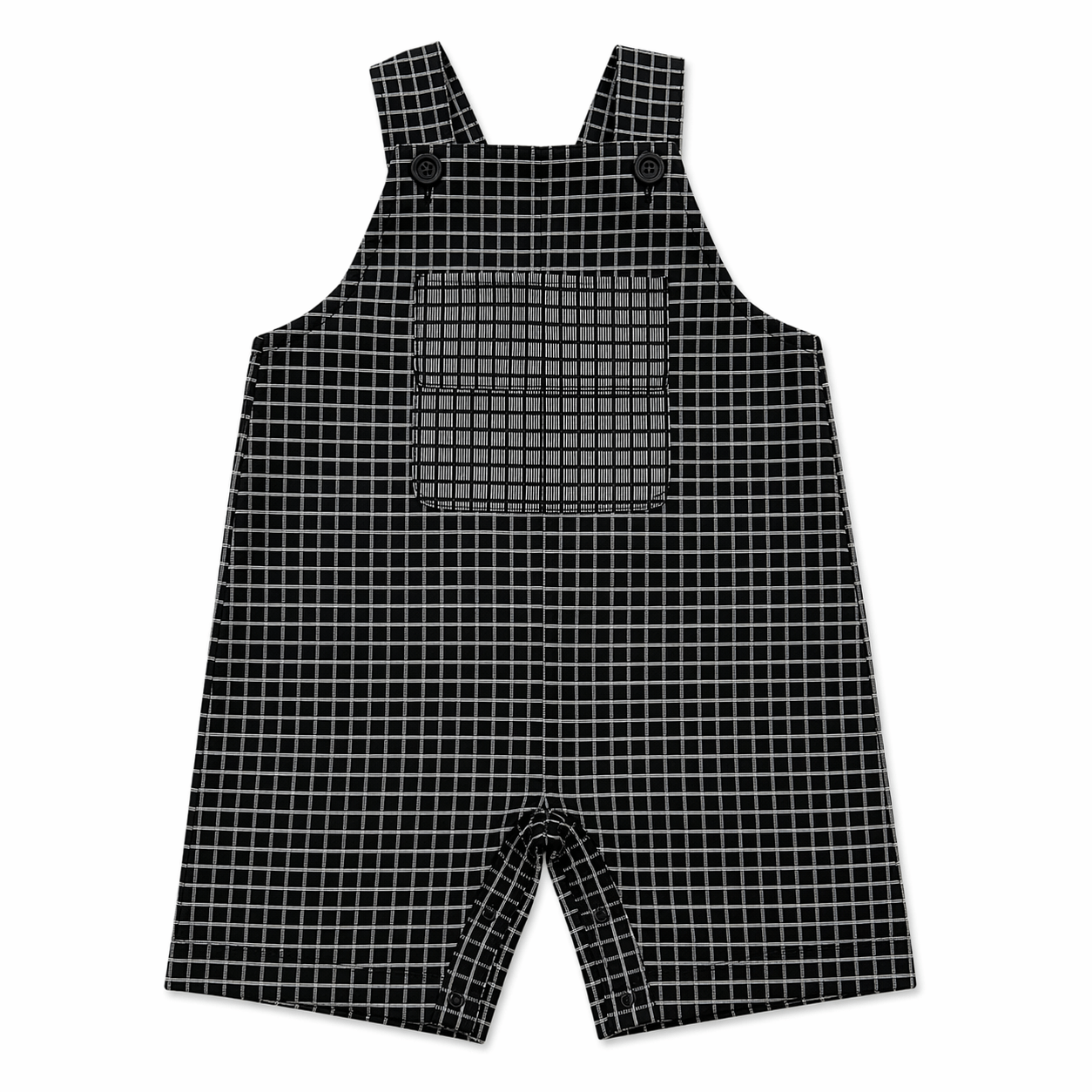 Jardineira Toddler Menino Velejar Preta