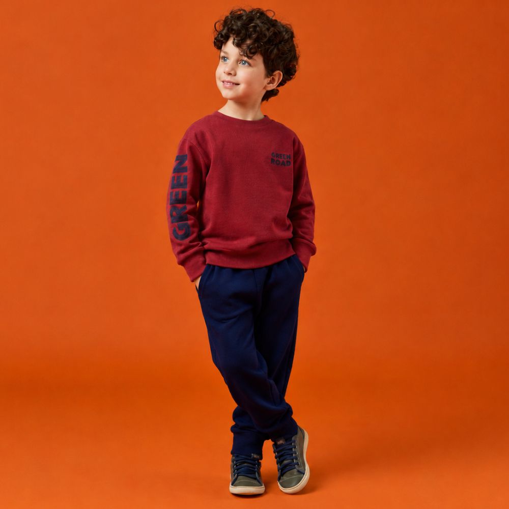 Conjunto Infantil Menino África ML Vermelho