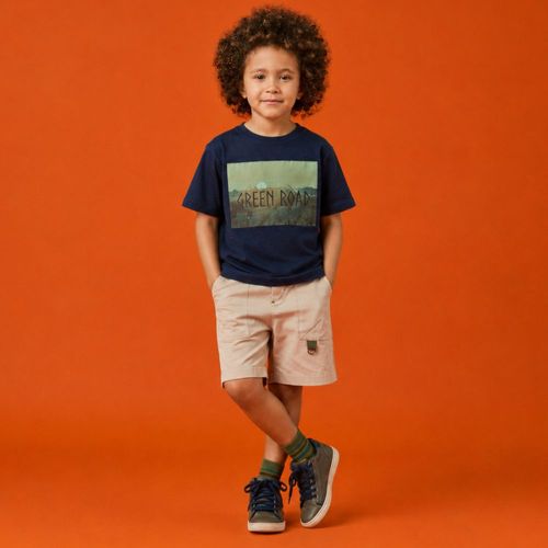Bermuda Infantil Menino Sarja Road Areia