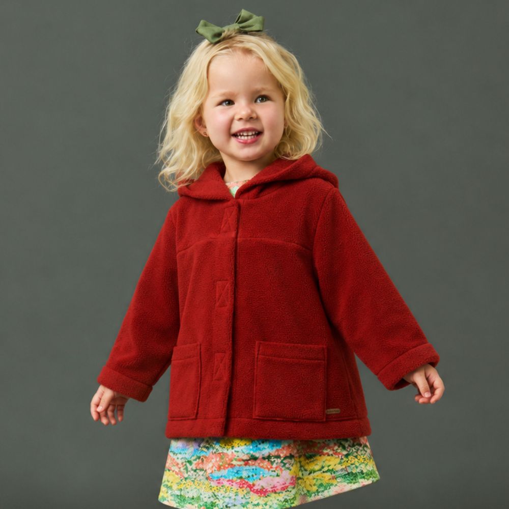 Casaco Soft Toddler Menina Ferrugem