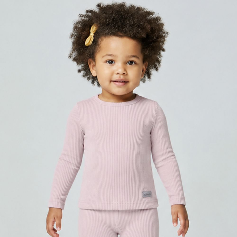 Blusa Toddler Unissex Plissada Careca ML Cru