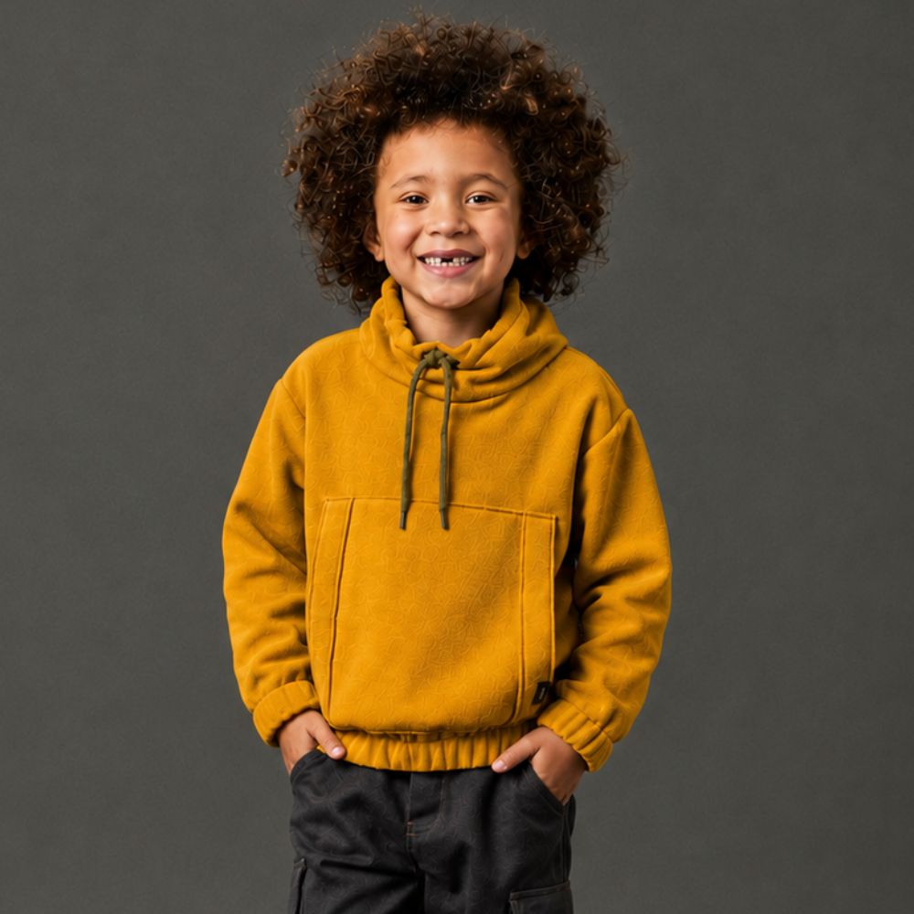 Blusa Soft Infantil Menino Leve Amarelo