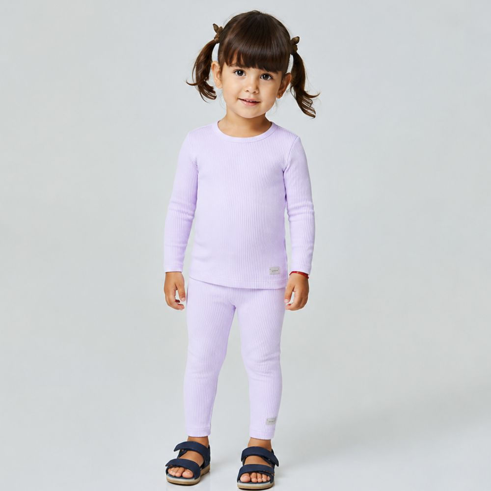 Calça Toddler Unissex Plissada Off-White