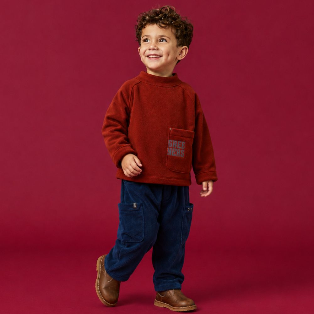 Conjunto Toddler Menino Naran ML Ferrugem