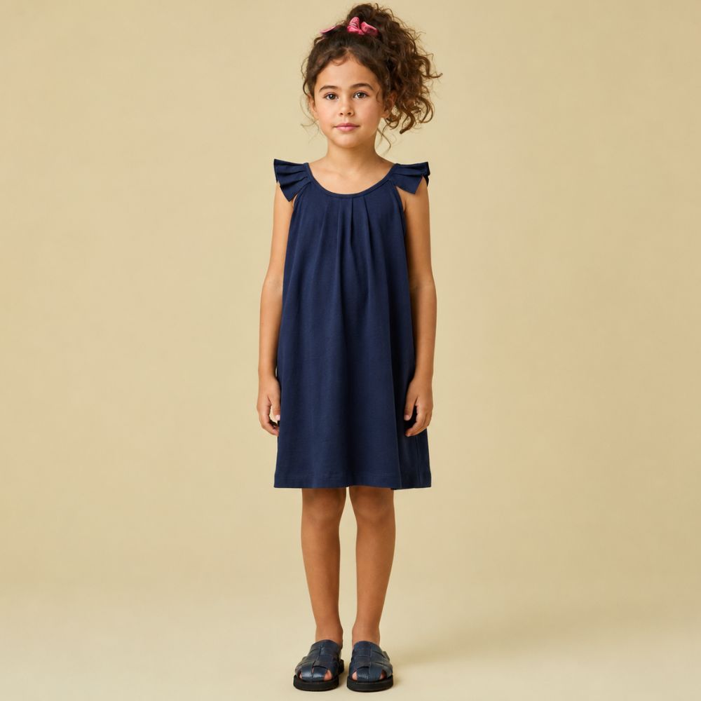 Vestido Infantil Menina Liv Azul