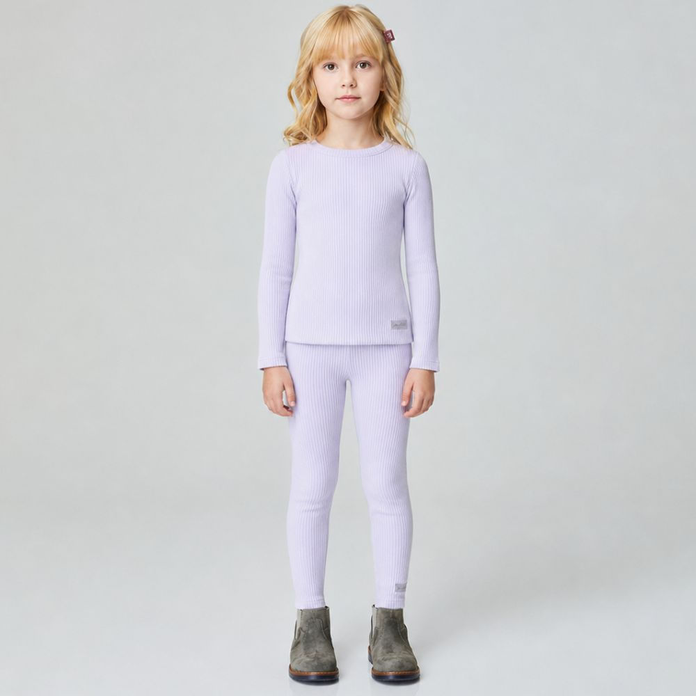 Calça Infantil Menina Plissada Off-White