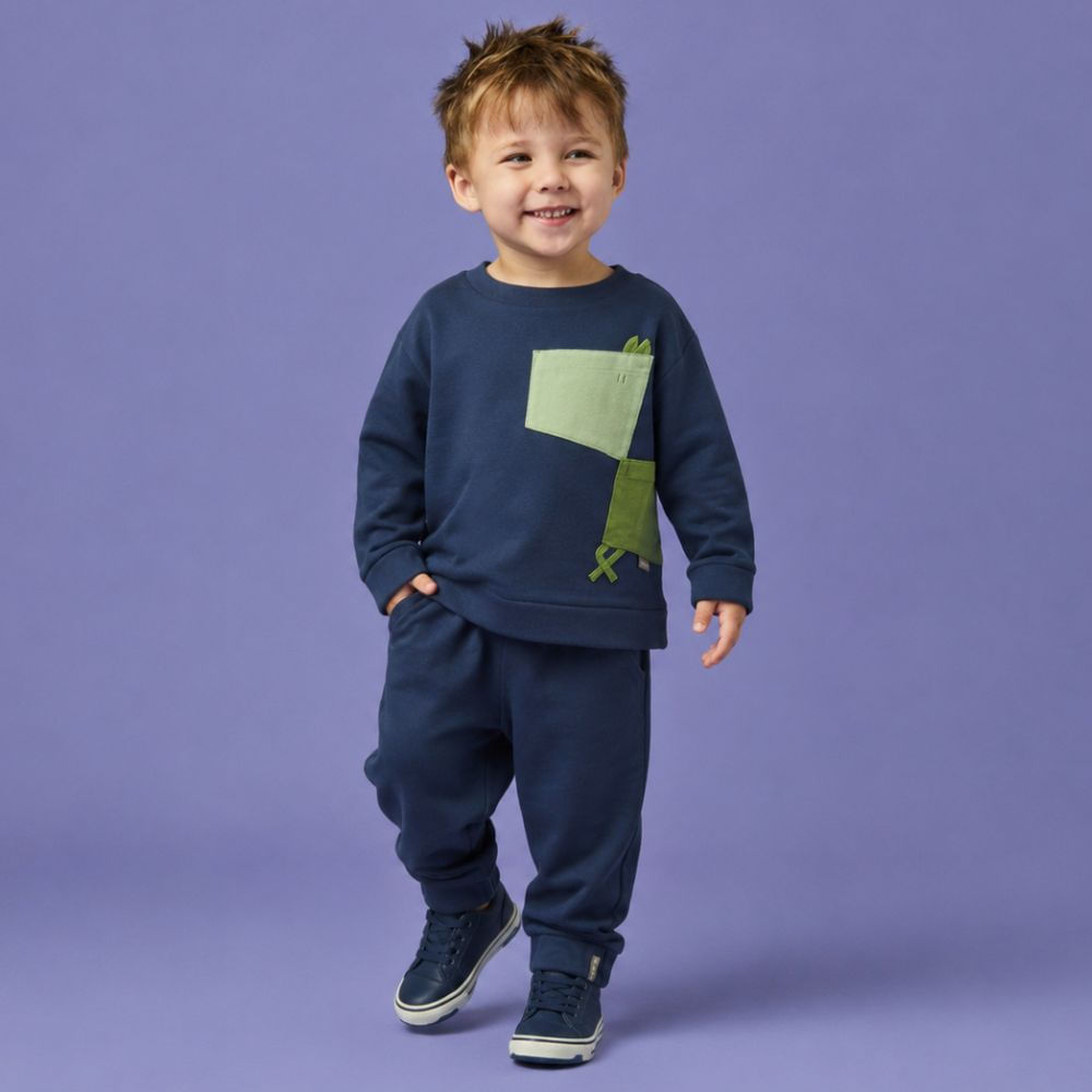 Conjunto Toddler Menino Mori ML Azul