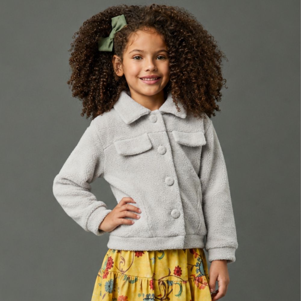 Casaco Soft Infantil Menina Areia
