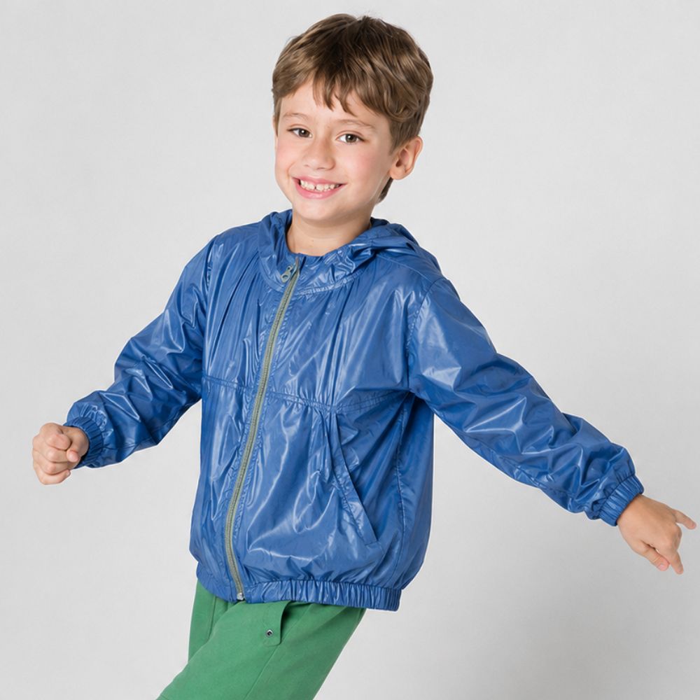 Jaqueta Infantil Menino Corta Vento Ultralight Azul