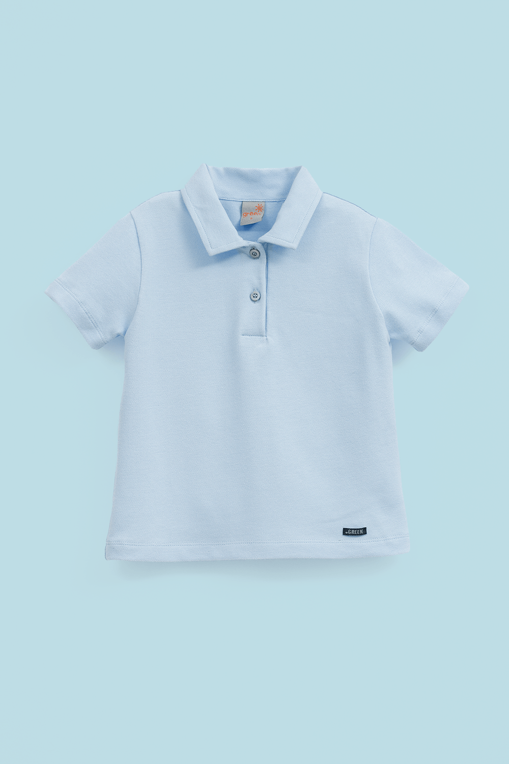 Polo Camiseta Infantil Menina Azul