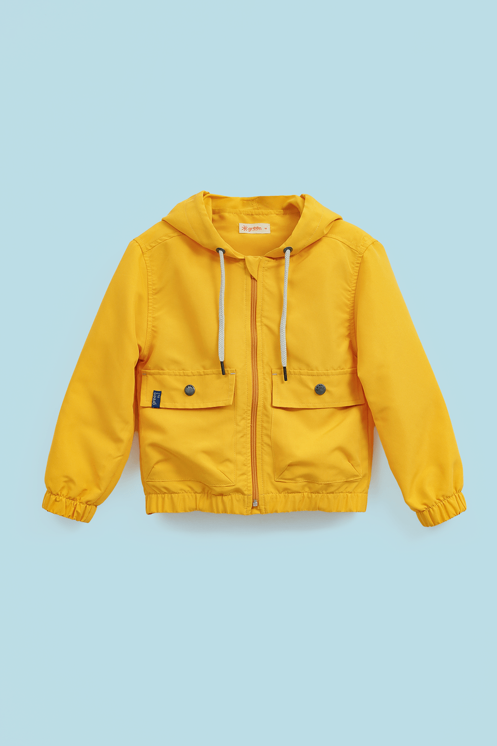 Jaqueta Infantil Unissex Corta Vento Sungreen Amarelo