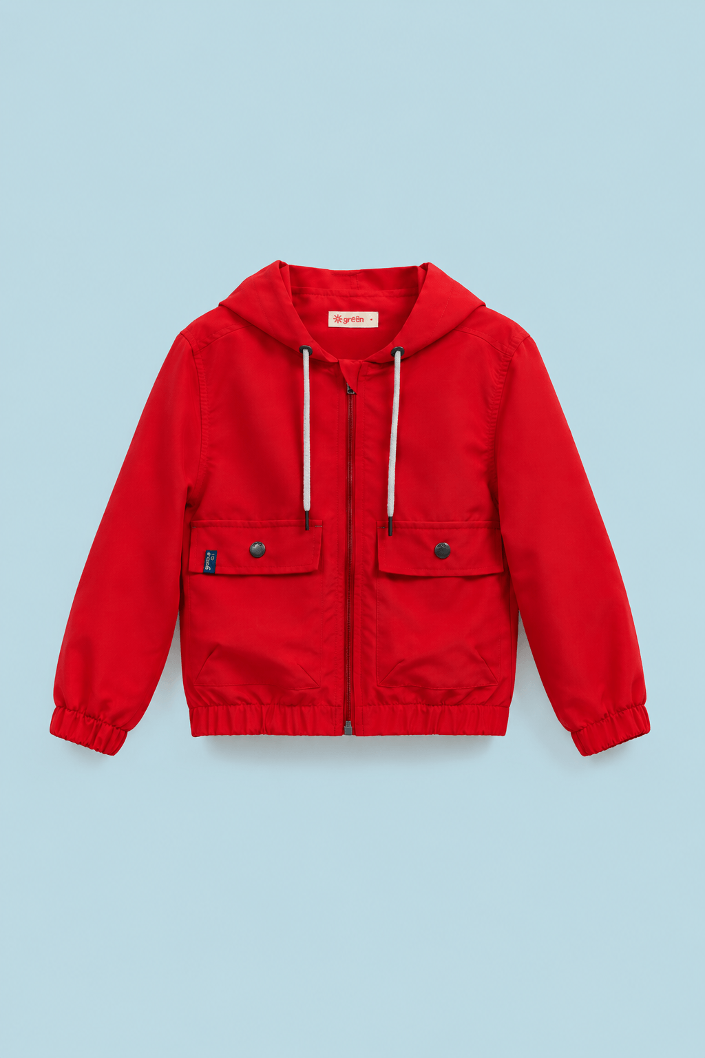 Jaqueta Infantil Unissex Corta Vento Sungreen Vermelho