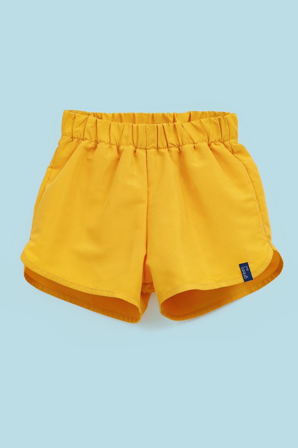 Short Infantil Menina Play Amarelo