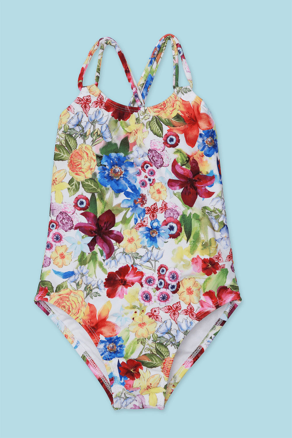 Maiô Infantil Menina Florir Rosa