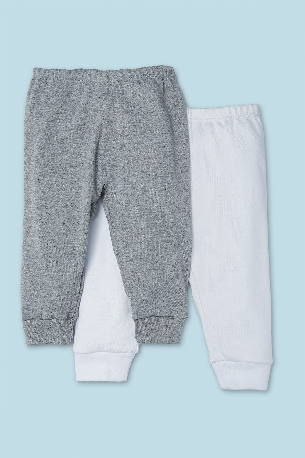 Kit Calça Rib Bebê Unissex Mescla