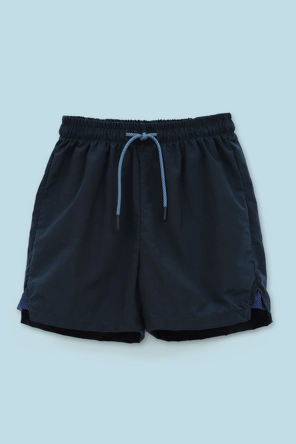 Bermuda Infantil Menino Esporte Azul
