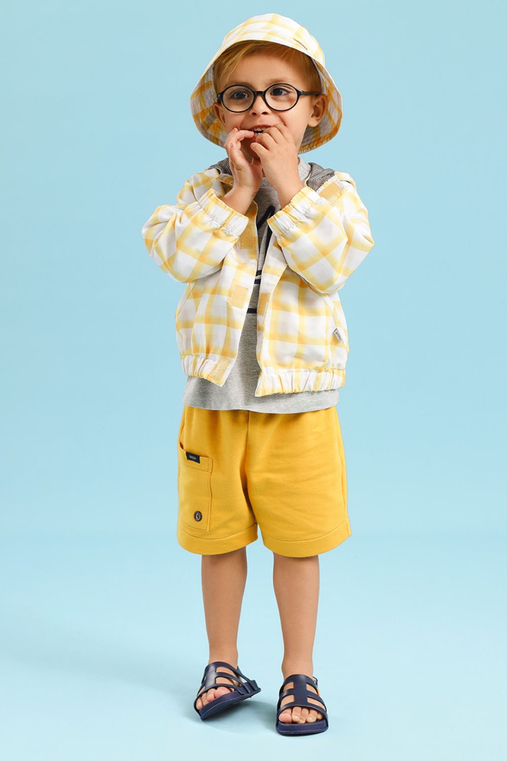 Jaqueta Corta Vento Toddler Menino Riviera Francesa Amarelo