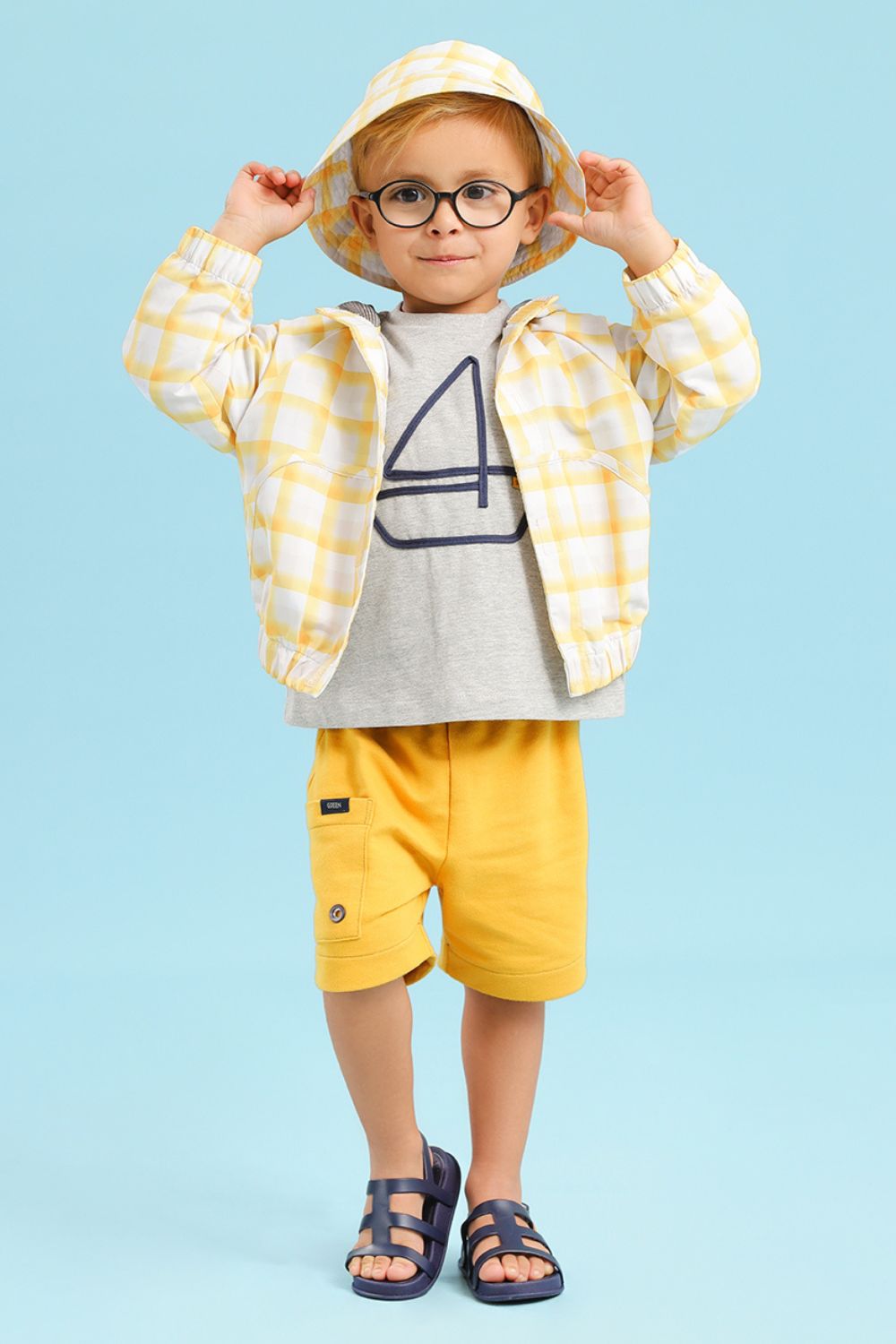 Conjunto Toddler Menino Veleiro Amarelo