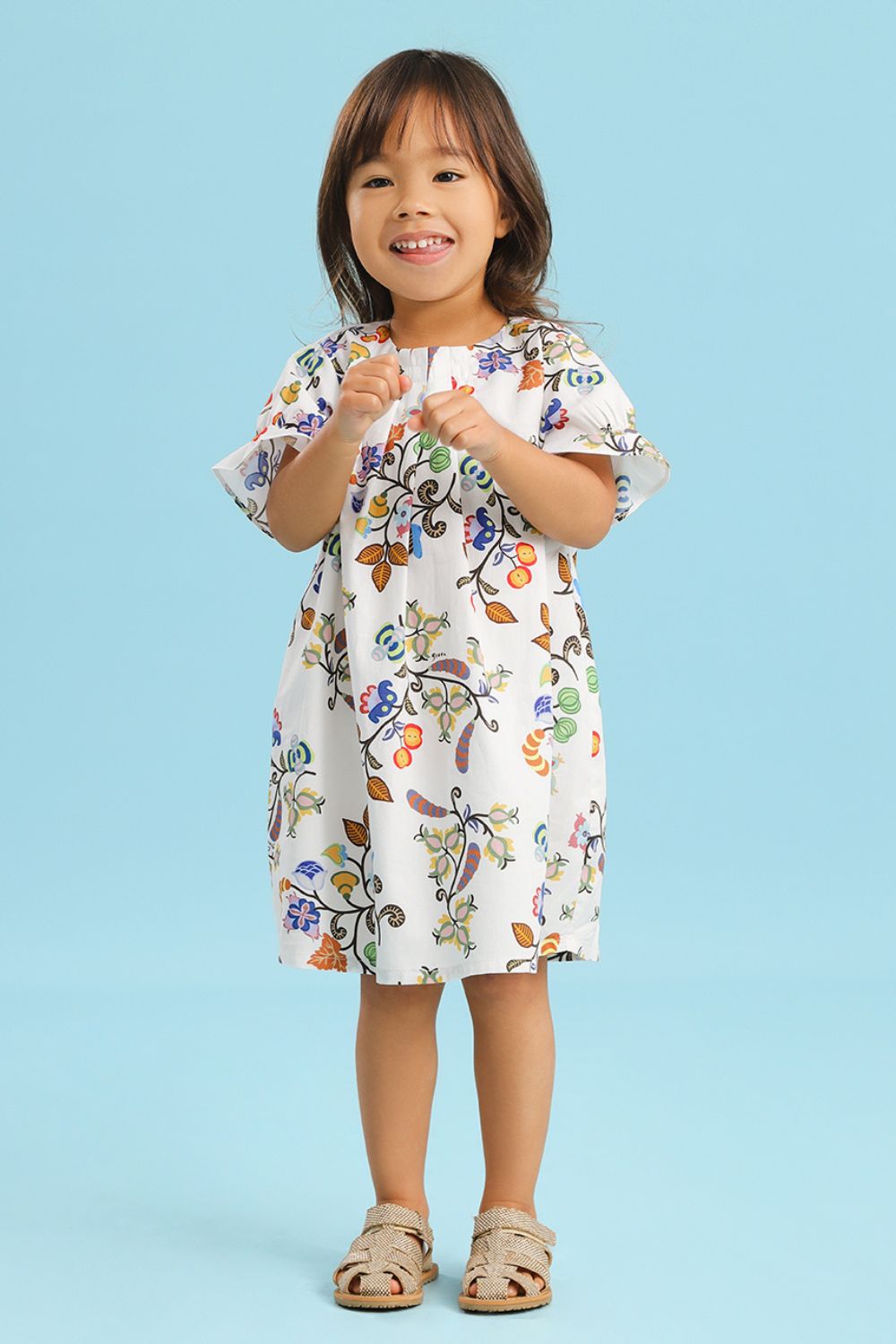 Vestido Toddler Menina Sophie Off-White