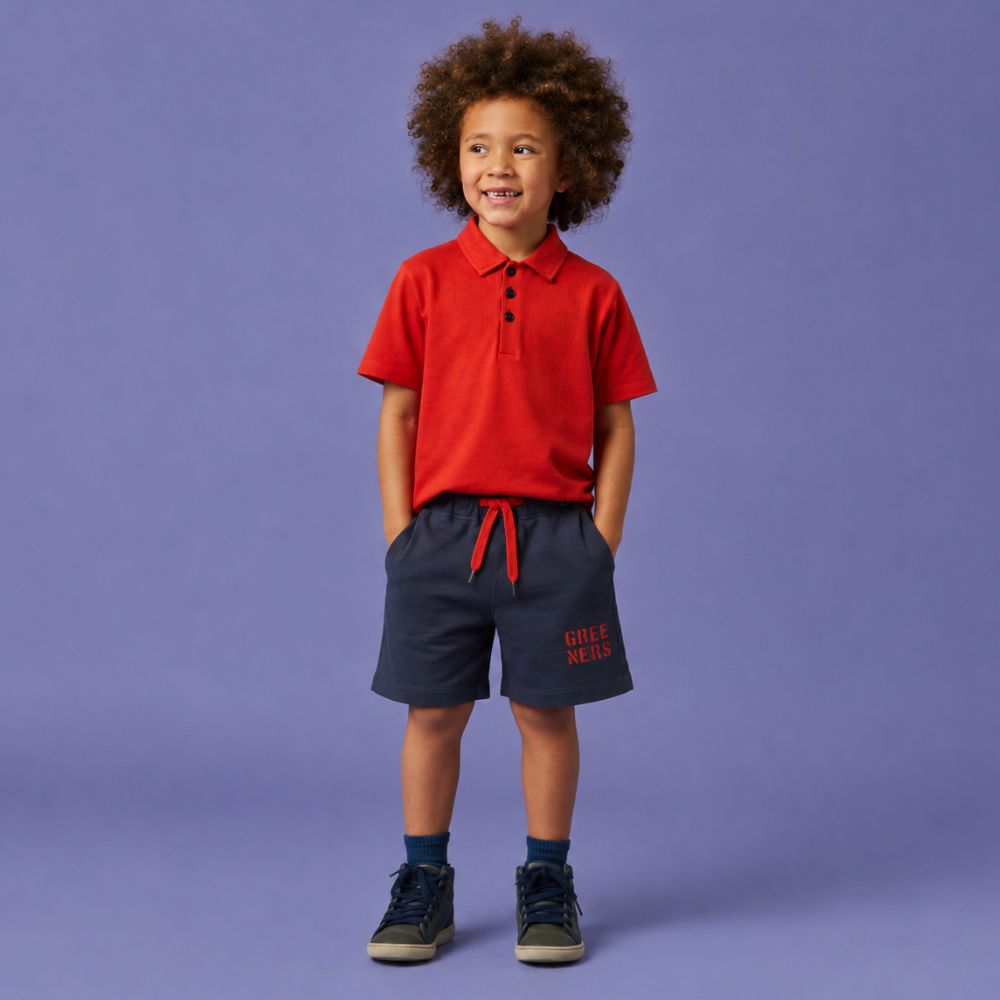 Bermuda Infantil Menino Greeners Azul