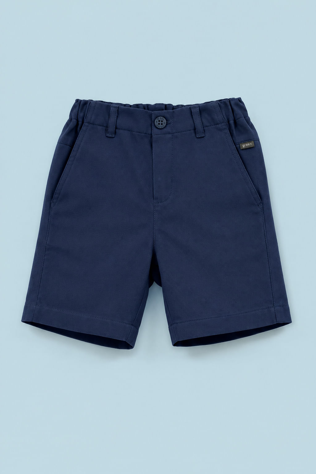 Bermuda Infantil Menino Sarja Soft Azul
