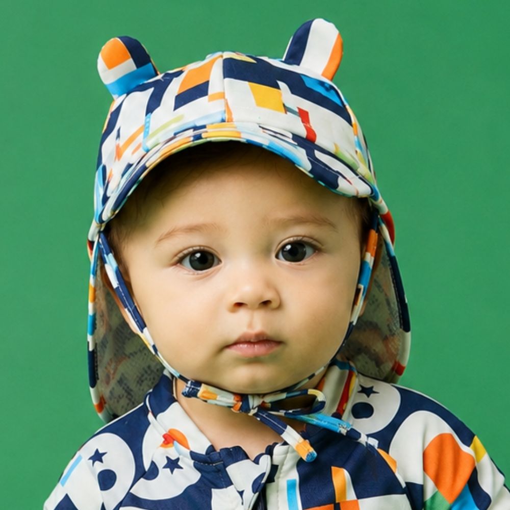 Chapéu Bebê Menino UV Azul