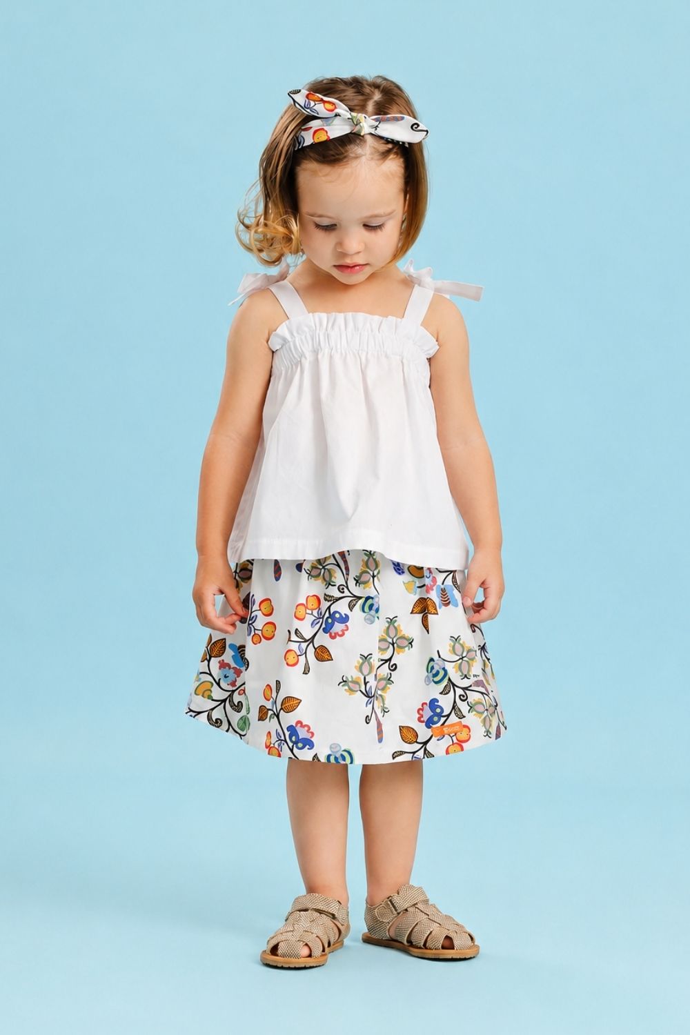 Conjunto Toddler Menina Sophie Branco