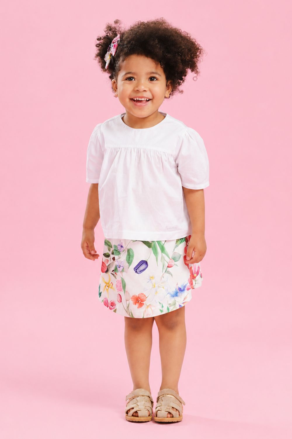 Conjunto Toddler Menina Bela Branco
