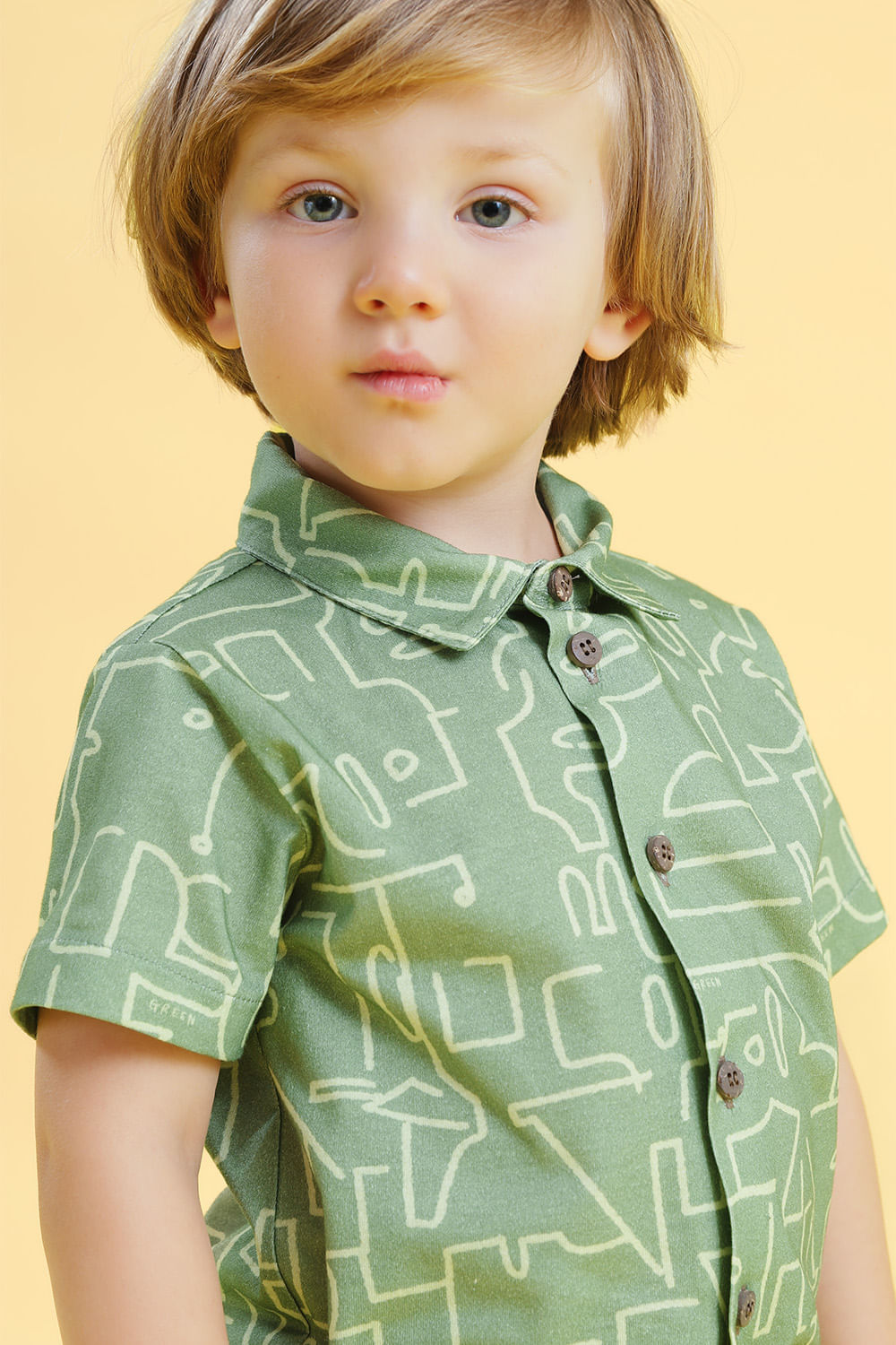 Camisa Toddler Menino Nazca Verde