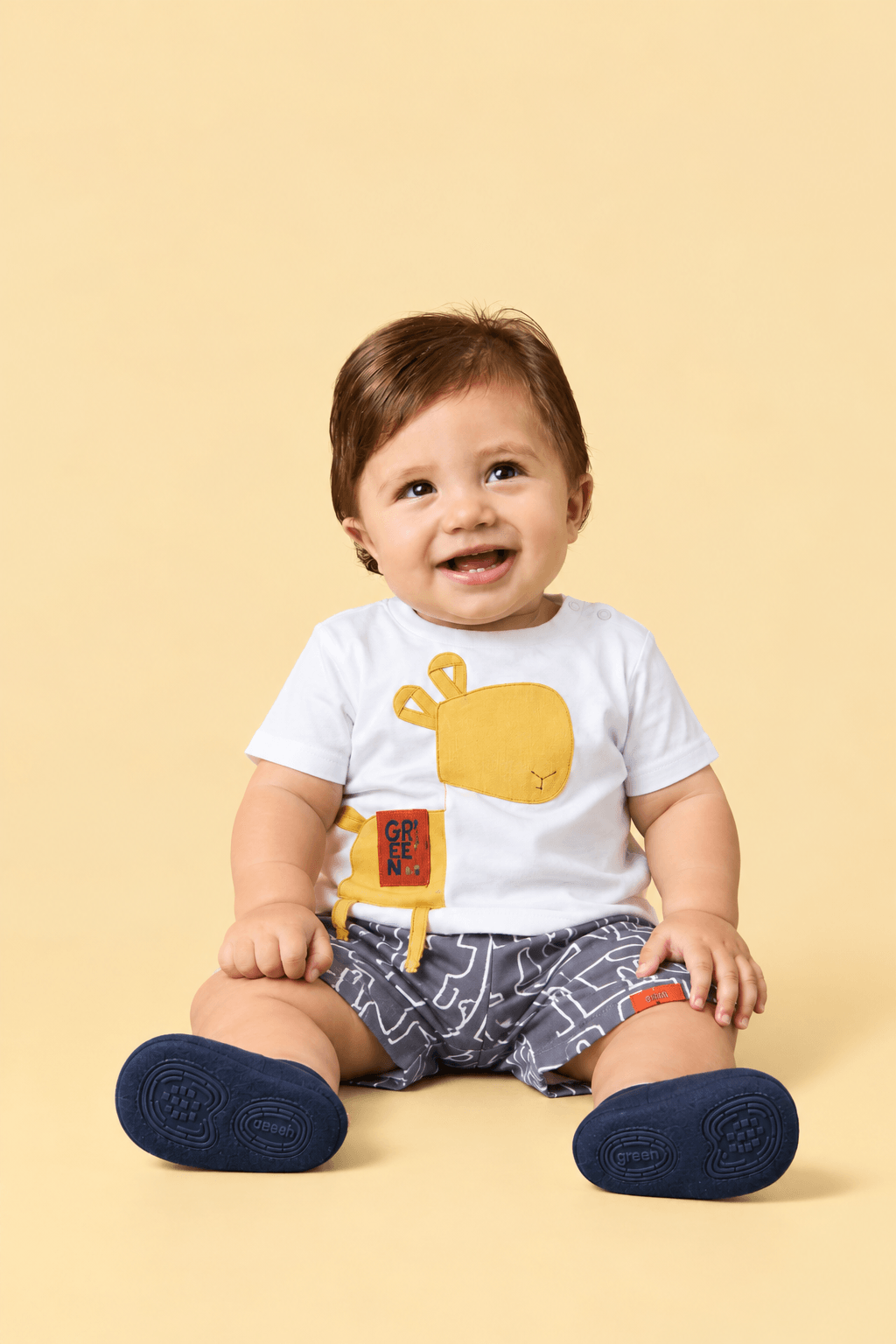 Conjunto Bebê Menino Nazca Chumbo