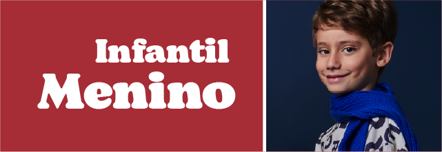 Infantil Menino Até 50% de desconto