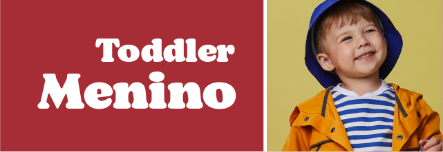 Toddler Menino até 50% de desconto 